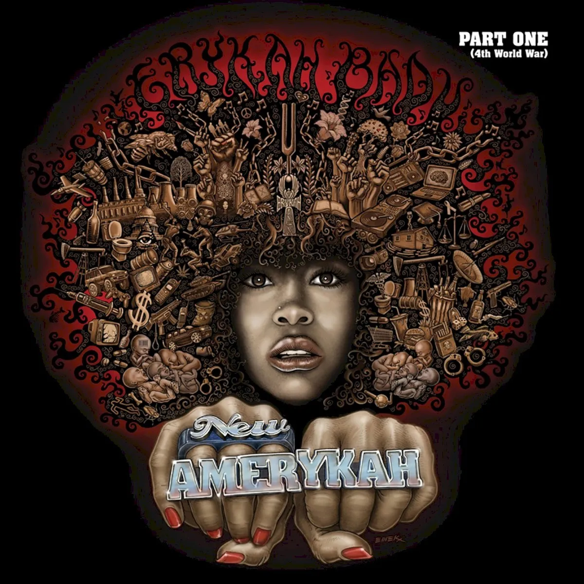 Carátula de New Amerykah Part One (4th World War), Erykah Badu